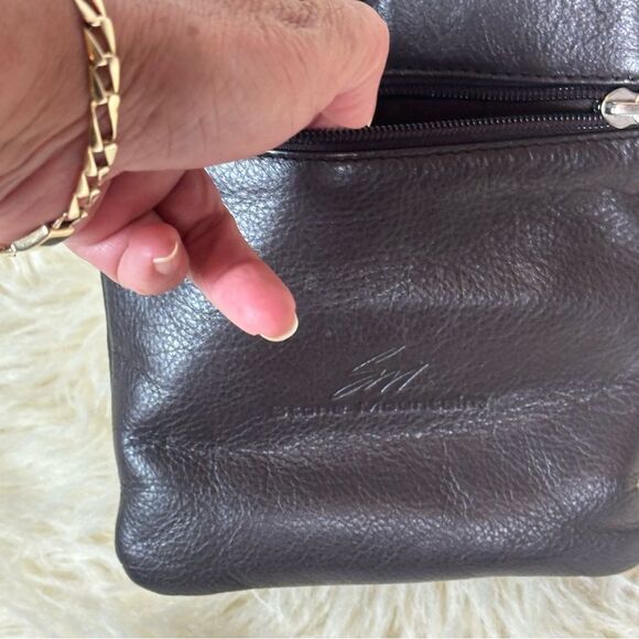 Stone Mountain Accessories Dark Leather Crossbody Bag - Picture 8 of 10